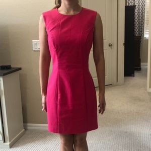 French Connection hot pink dress